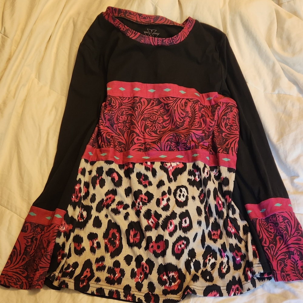 Women XL Crazy Train Long Sleeve Shirt
